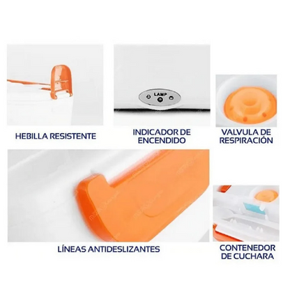 Combo 2  Loncheras Eléctricas Portacomidas Térmicas     2x$77 mil