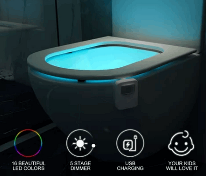 Luz Nocturna Recargable Para Inodoro