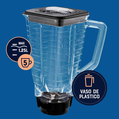 Licuadora Oster de plástico roja