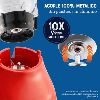 Licuadora Oster de plástico roja