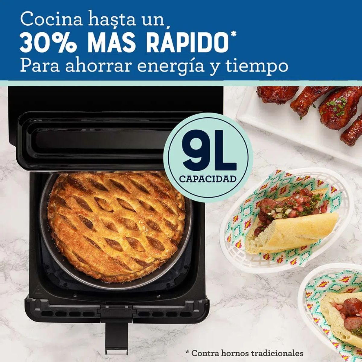 Freidora de aire digital Oster 9Litros