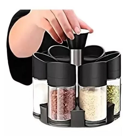 Set Condimentero Giratorio X6 frascos