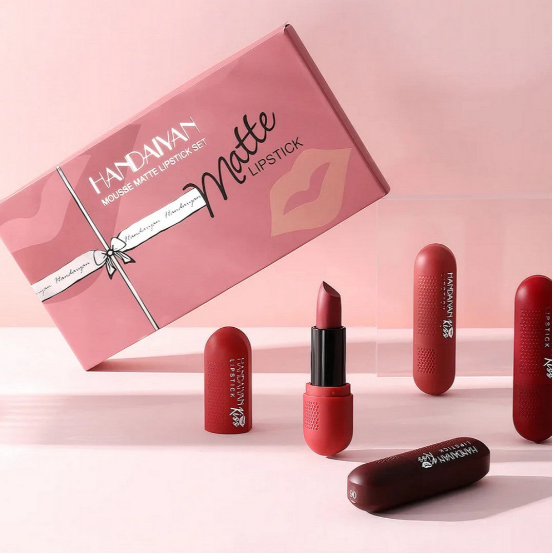 Labial Mate Larga Duración X6 unidades en bala