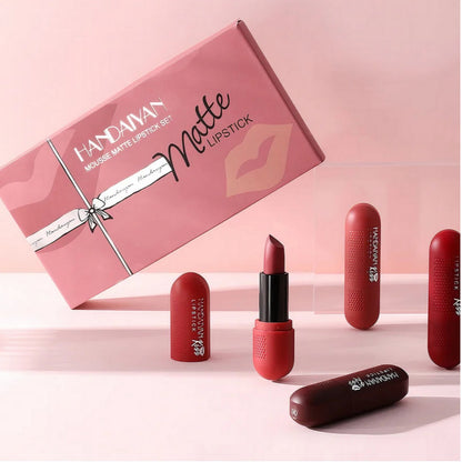 Labial Mate Larga Duración X6 unidades en bala