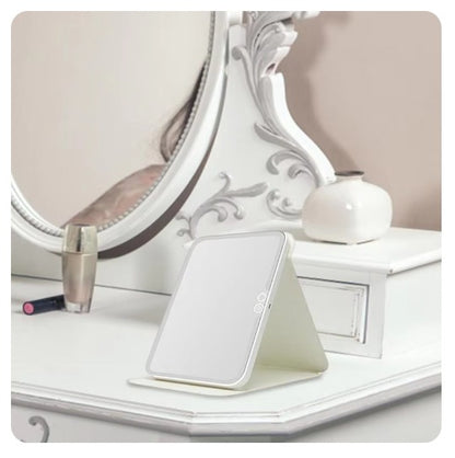 Espejo maquillaje luz led táctil