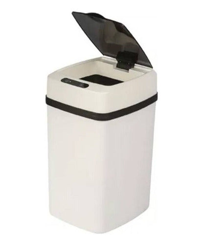 Caneca Papelera Con Sensor Automático Abre Cierra