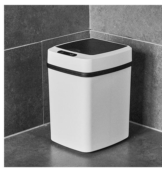 Caneca Papelera Con Sensor Automático Abre Cierra