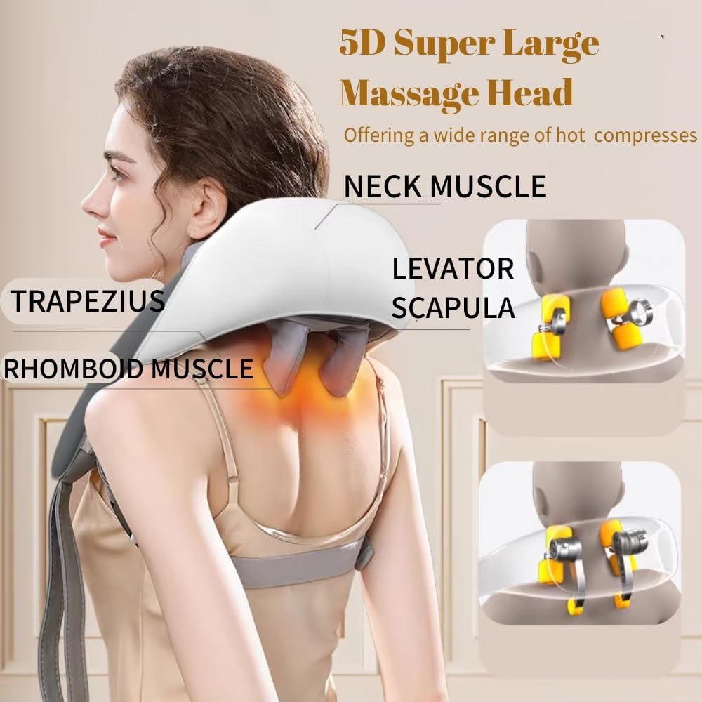 Masajeador Shiatsu para Cuello y Espalda