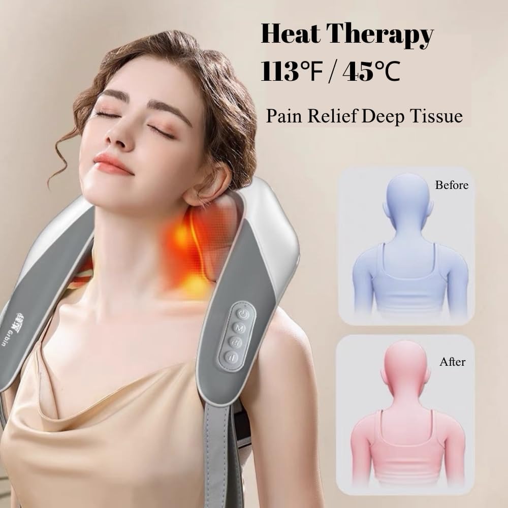 Masajeador Shiatsu para Cuello y Espalda