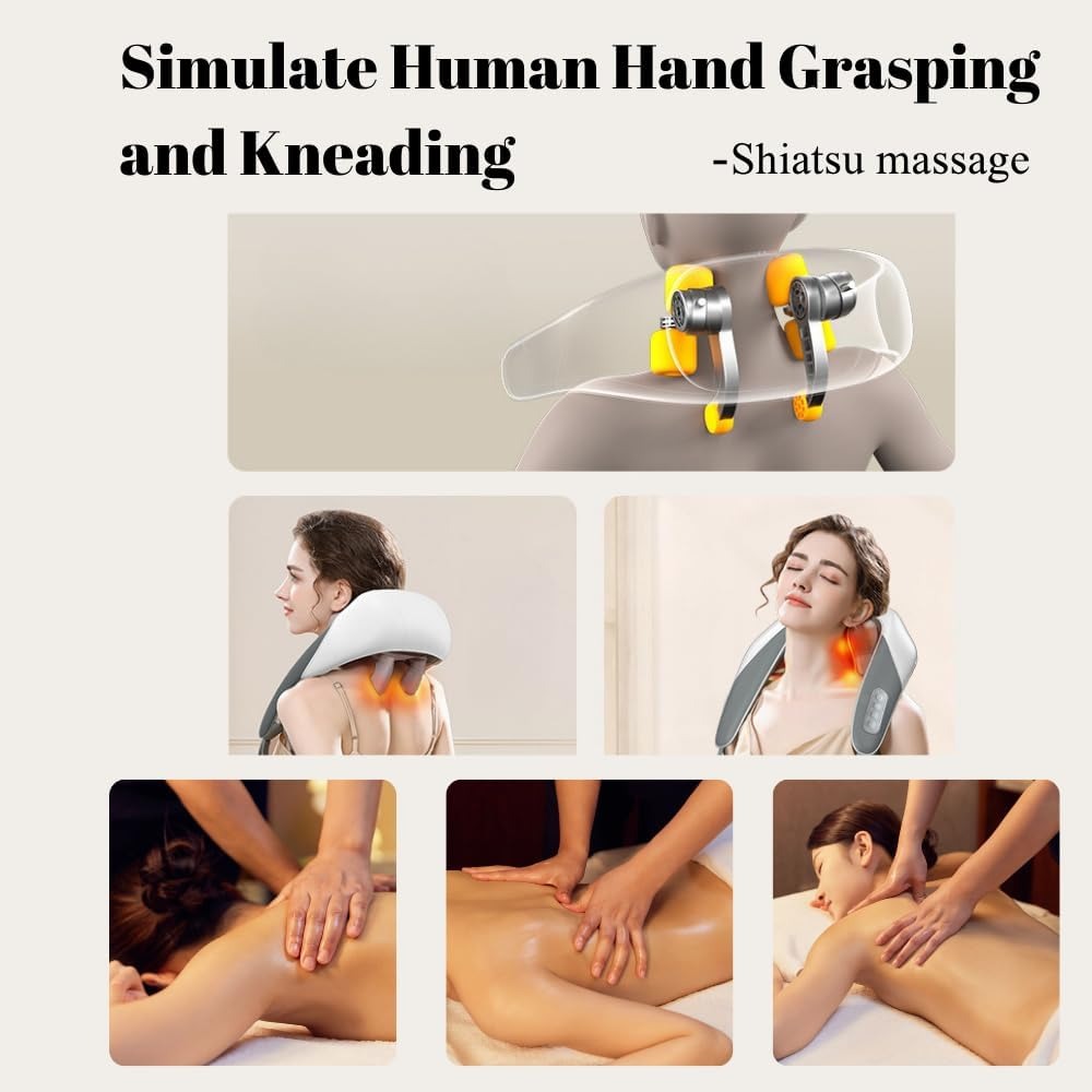 Masajeador Shiatsu para Cuello y Espalda