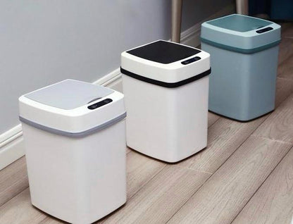 Caneca Papelera Con Sensor Automático Abre Cierra