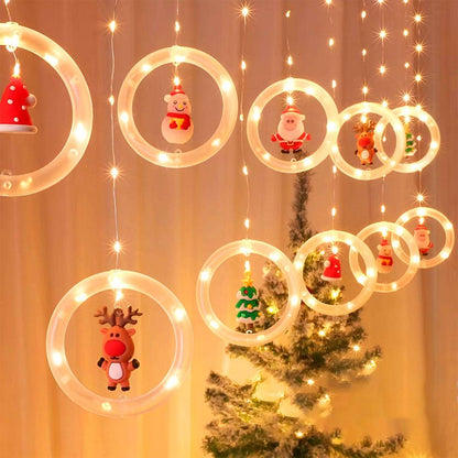Cortina Led Intercalada 3Mts Navidad