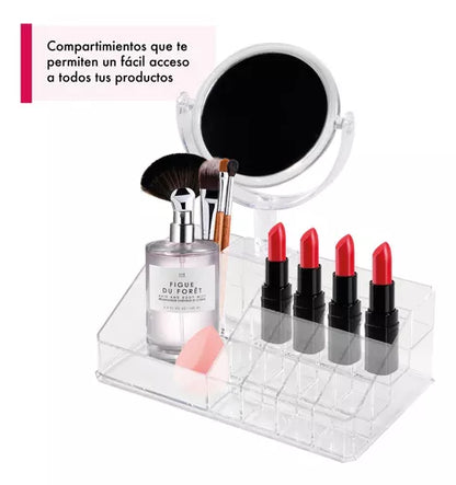 Combo Organizador Maquillaje y Lavadora Brochas