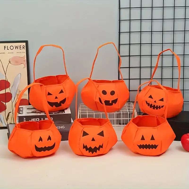 Cesta Bolsa de Calabaza de Halloween