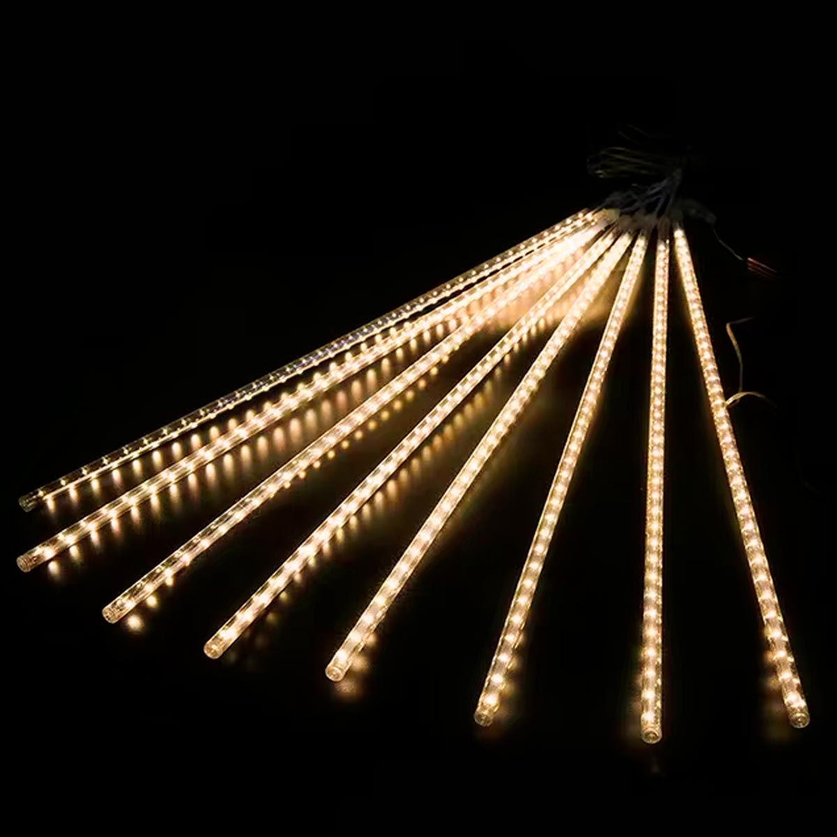Luces Led Meteoro Solares Navidad 3 Mts