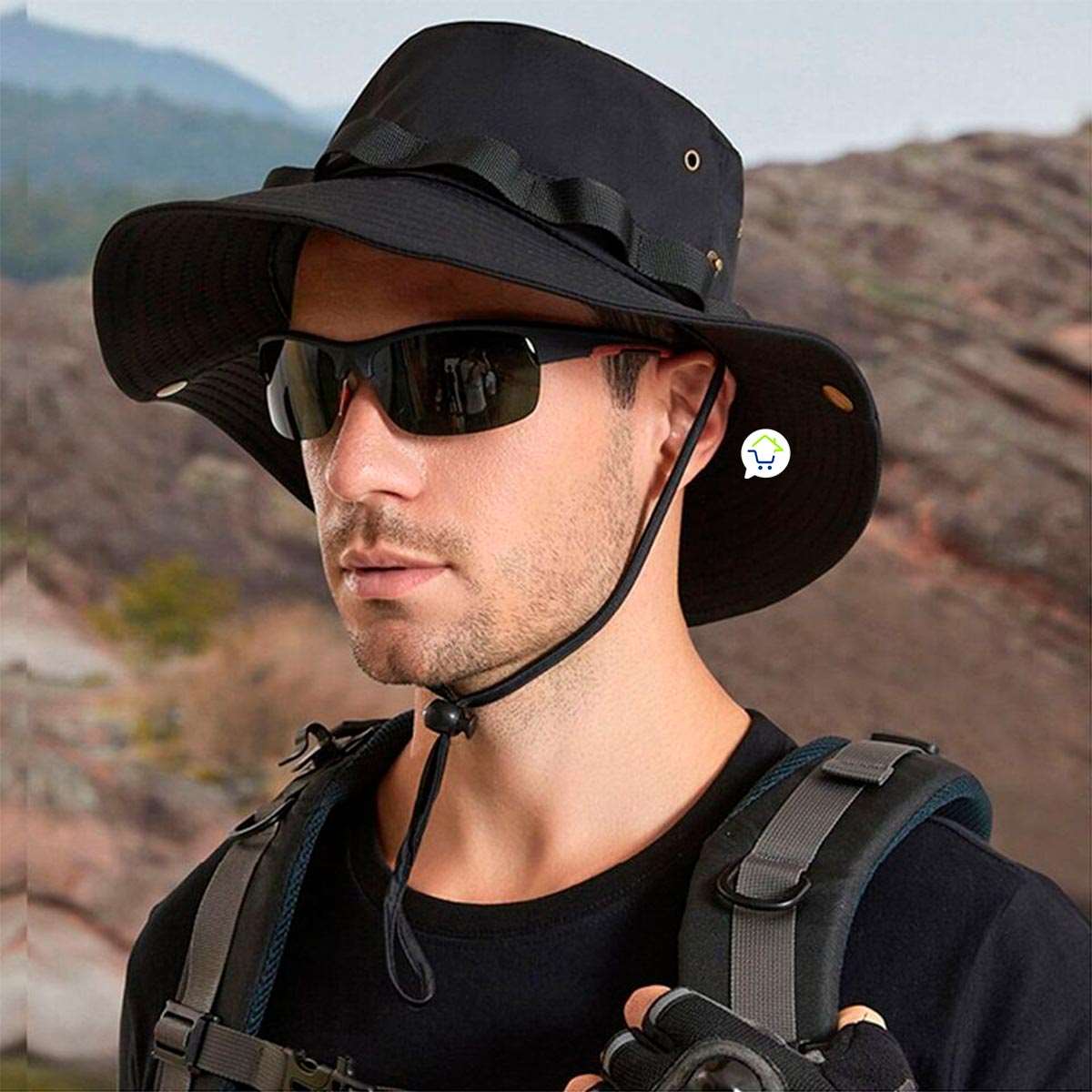 Combo Caña de Pescar+ Estuche+ Sombrero Boonie