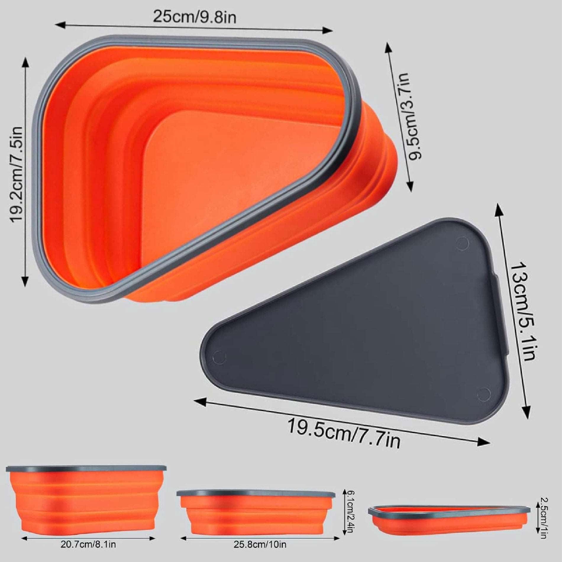 Contenedor Almacenamiento Para Pizza + 5 bandejas