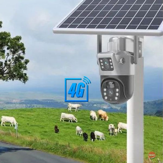 Cámara Solar Doble Lente Wifi | Sim Card |12mpx | HD