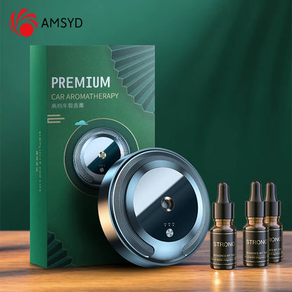 🟡 Ambientador de aire para coche, humidificador difusor de aromaterapia, fragancia, olor, accesorios de decoración Interior, estilo de coche con aroma hasta por 60 días
