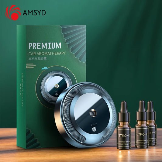 🟡 Ambientador de aire para coche, humidificador difusor de aromaterapia, fragancia, olor, accesorios de decoración Interior, estilo de coche con aroma hasta por 60 días