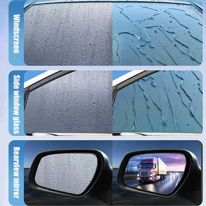 🟡 2,0 modelo actualizado actualizado, revestimiento de limpieza de espejo de ventana lateral de vidrio frontal, toallita, cepillo de limpieza de eliminación de película de aceite de vidrio automático