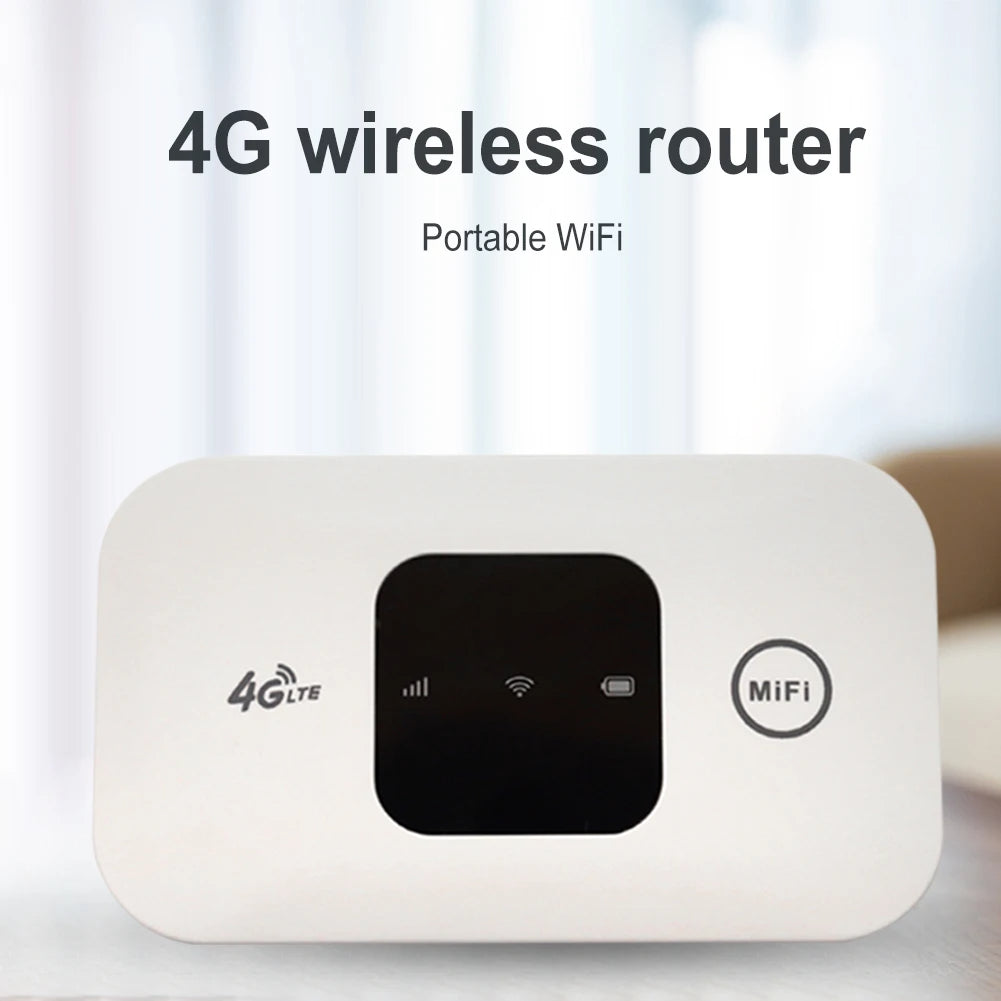 🟡 Enrutador módem WiFi de bolsillo 4G, punto de acceso móvil portátil, módem inalámbrico de 150Mbps con ranura para tarjeta SIM, enrutador inalámbrico 4G de amplia cobertura