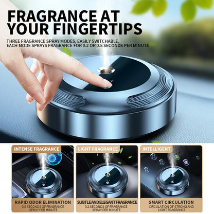 🟡 Ambientador de aire para coche, humidificador difusor de aromaterapia, fragancia, olor, accesorios de decoración Interior, estilo de coche con aroma hasta por 60 días