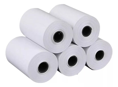 Mini Impresora Térmica + 6 Rollos Papel Térmico