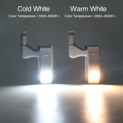 🟡 10 unidades de Luz LED con sensor de movimiento para armario, puertas y bisagras de alacenas de cocina