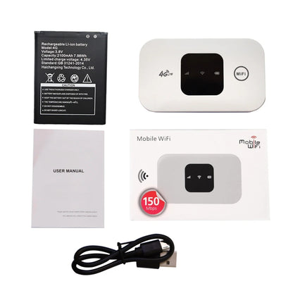 🟡 Enrutador módem WiFi de bolsillo 4G, punto de acceso móvil portátil, módem inalámbrico de 150Mbps con ranura para tarjeta SIM, enrutador inalámbrico 4G de amplia cobertura
