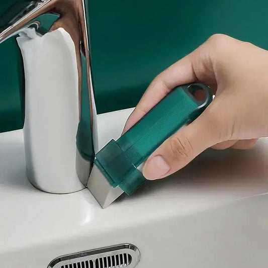 🟡 Quitamanchas reutilizable, borrador para grifo de cocina, borrador de cal, quitamanchas de vidrio para baño, eliminador de óxido, suministro de limpieza multifuncional para el hogar