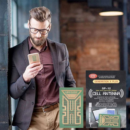 🟡 6 Unidades de amplificador de señal de antena SP12 18 amplificador adhesivo de mejora de señal de teléfono portátil para iPhone Samsung Mi y otras marcas universal
