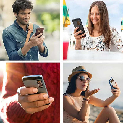 🟡 6 Unidades de amplificador de señal de antena SP12 18 amplificador adhesivo de mejora de señal de teléfono portátil para iPhone Samsung Mi y otras marcas universal