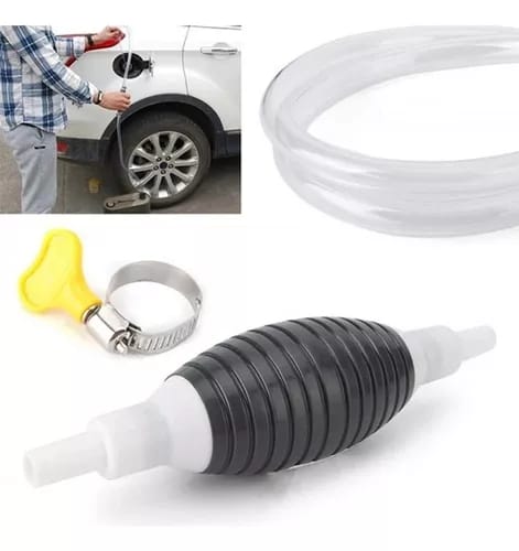 Manguera bomba para extraer gasolina