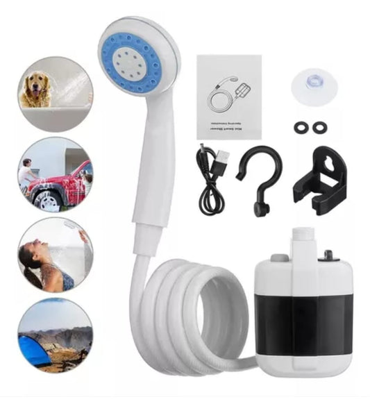 Ducha portátil regadera recargable