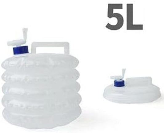 Contenedor plegable agua otros líquidos camping 5 litros