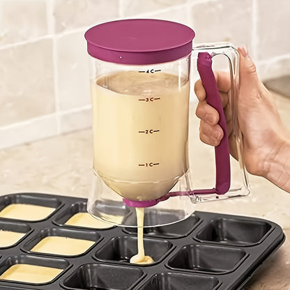 🟡Dispensador de Batería Versátil para Panqueques, Cupcakes y Más - Gadget de Cocina Plegable para Resultados de Horneado Perfectos