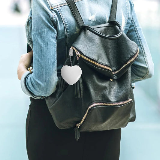 🟡 Luz led con forma de corazón, lámpara para bolso, monedero activado por movimiento táctil, luz nocturna en forma de corazón para mujer y niña, decoración con dije