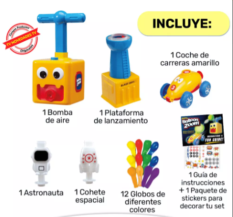 Kit de juguetes propulsados por globos - Juguete de moda