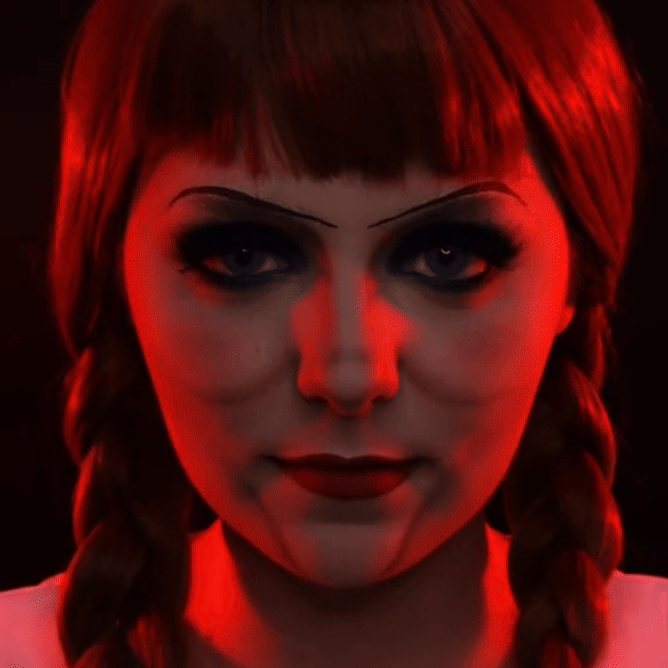 Peluca Annabelle Halloween