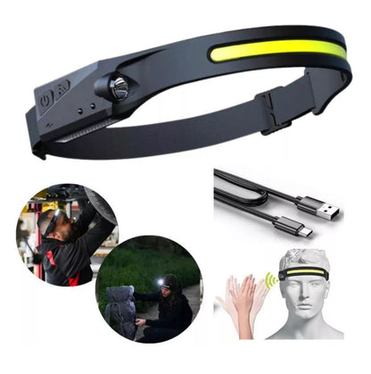 Linterna Luz Led Frontal Con Sensor de Movimiento