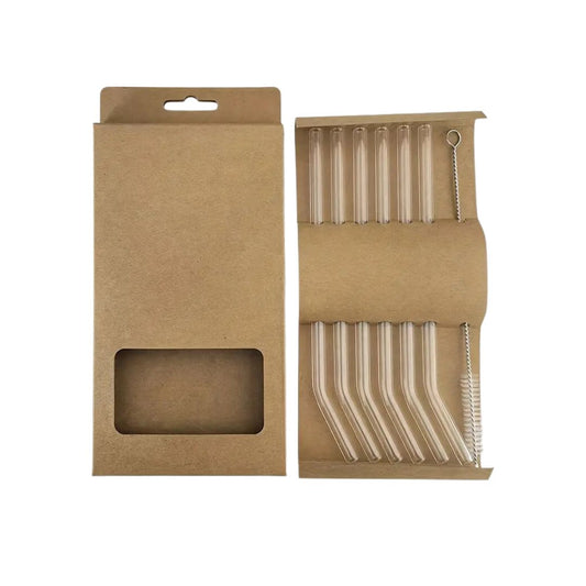 Pitillo Reutilizable Vidrio x 6 unidades