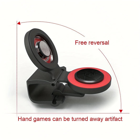 🟡Dispositivo asistente de joystick de controlador de juegos móviles + Conjunto de manga de dedo de juego, con botón de disparo rápido, para juegos móviles, operación fácil y conveniente, sin sudor
