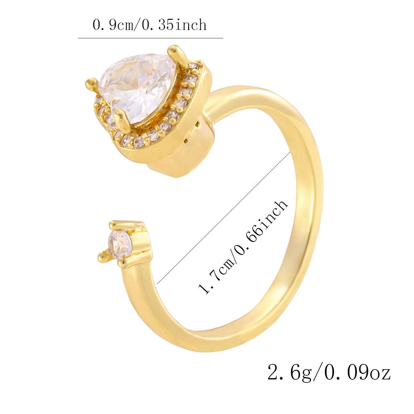 Anillo Corazón Giratorio Con Caja Regalo