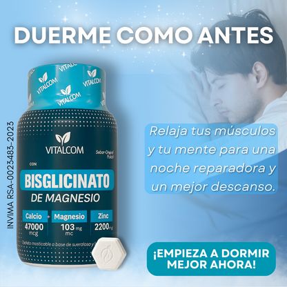 Bisglicinato De Magnesio Masticable