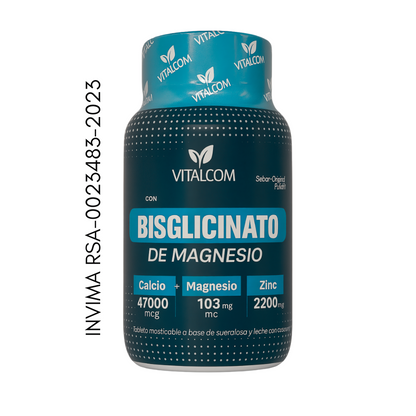Bisglicinato De Magnesio Masticable