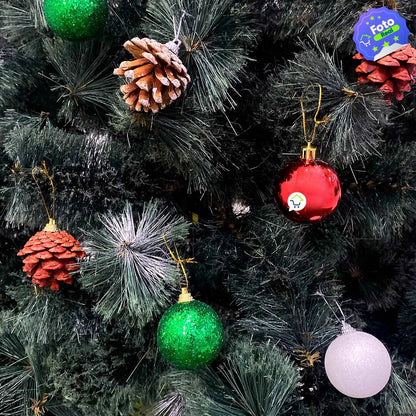 Bolas Navideñas x15 Esferas y Figuras Decorativas Decoración Árbol Navidad