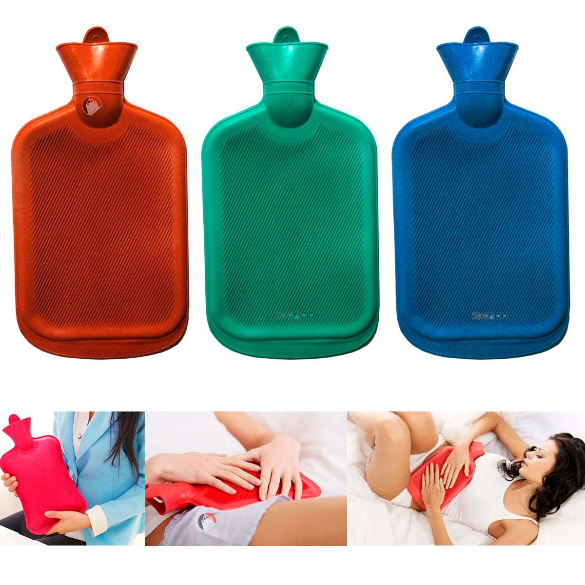 Bolsa Térmica De Agua Para Cólicos y Dolores Musculares
