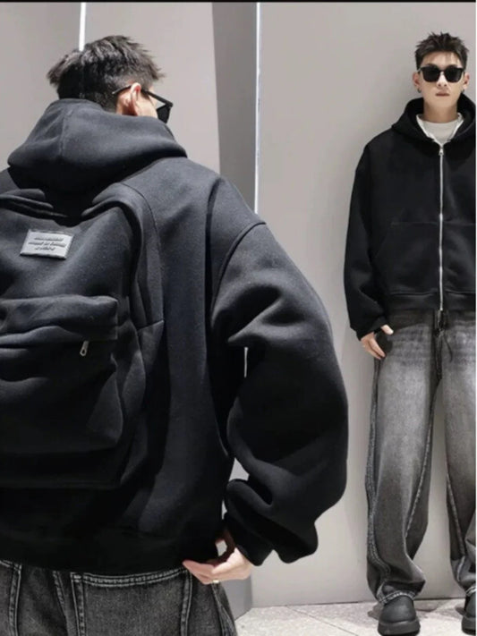 🟡 Buzo con capucha y mochila, hoodie mochila equipaje