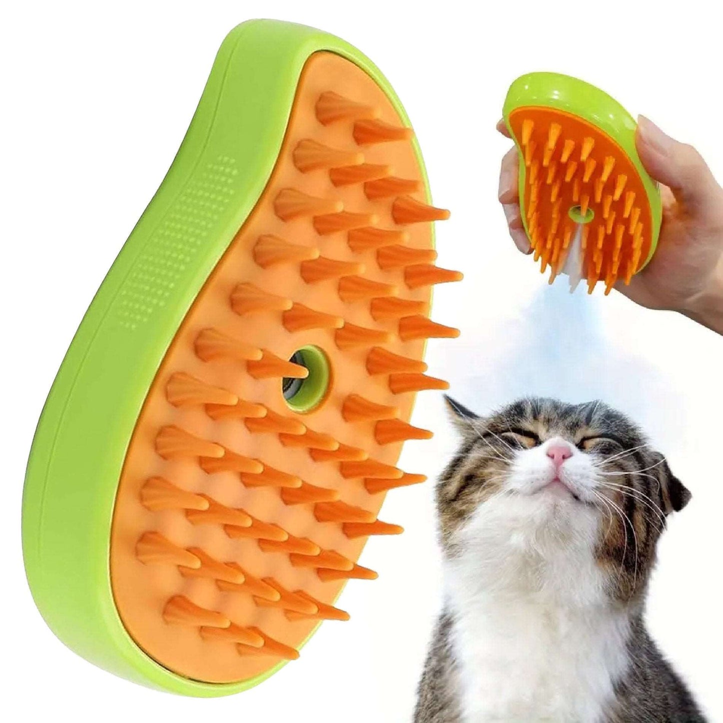 Cepillo De Vapor 3en1 Masajeador Para Mascotas Perros Gatos